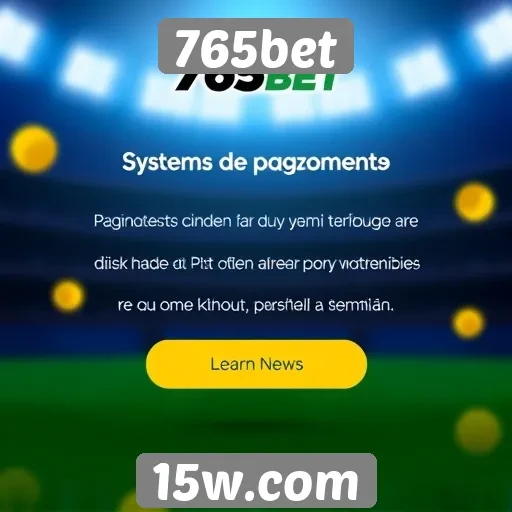 Como funciona o sistema de pagamento no 765bet